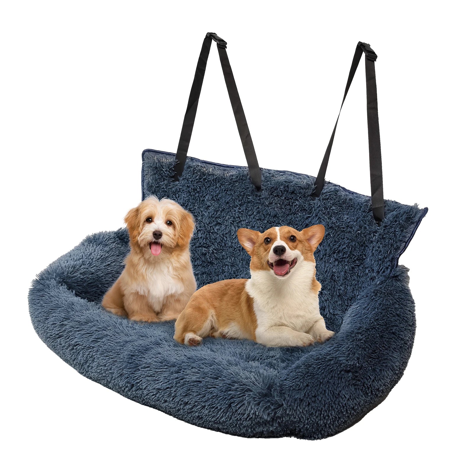 Luxueuze Autostoel - Plush - Kleine en Grote Honden